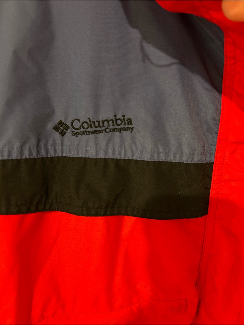 Vintage 90s Columbia Sportswear Colorblock Ski Jacket- Waterproof Shell - Picture 2 of 6